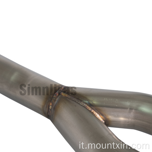 Kit di scarico back di gatto Mustang Back Aggiornamento del sistema completo